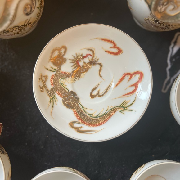 Antique Dragonware teaset - Picture 13 of 16